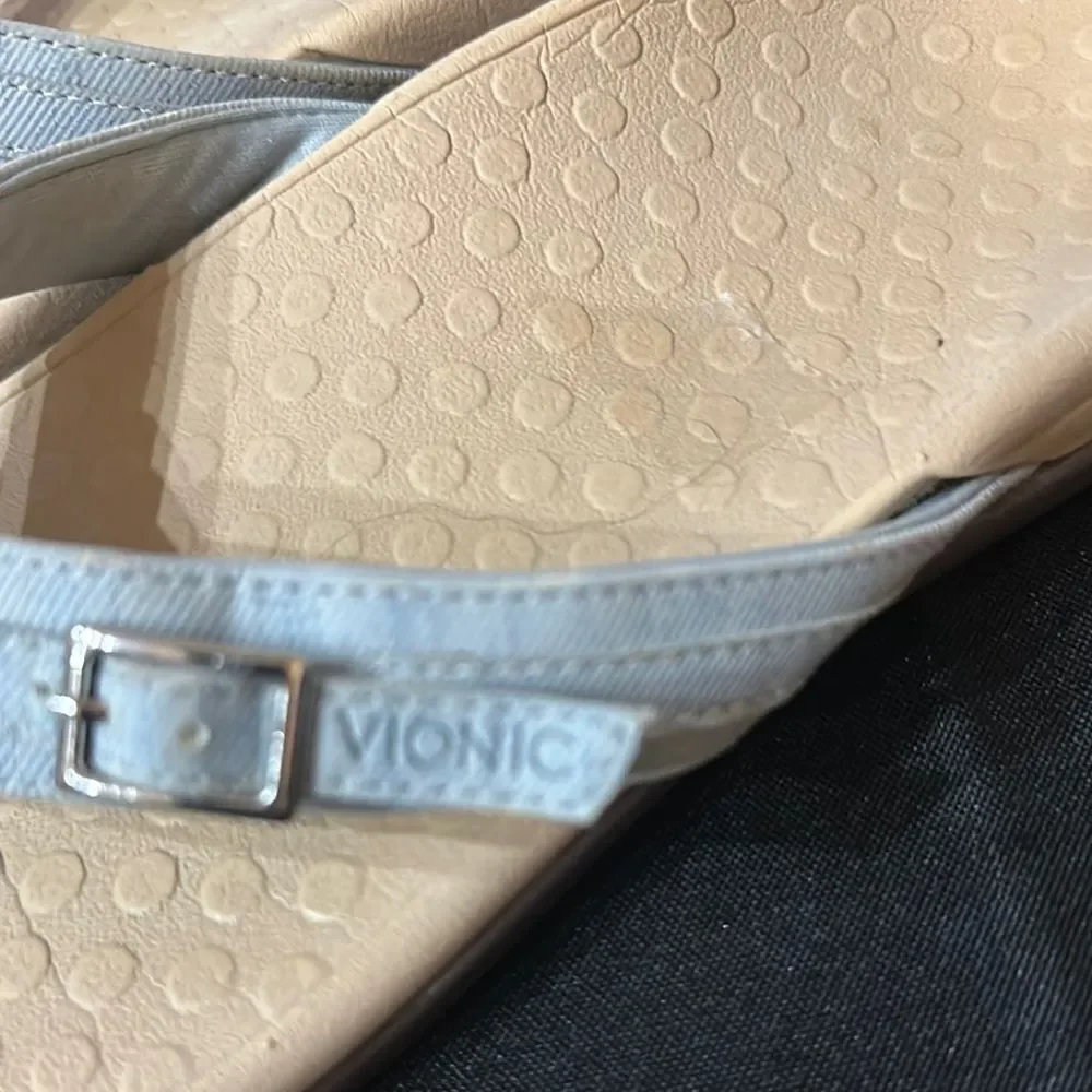 Vionic Lght Blue Patty Tide Sandals w/ Arch Support Size 11